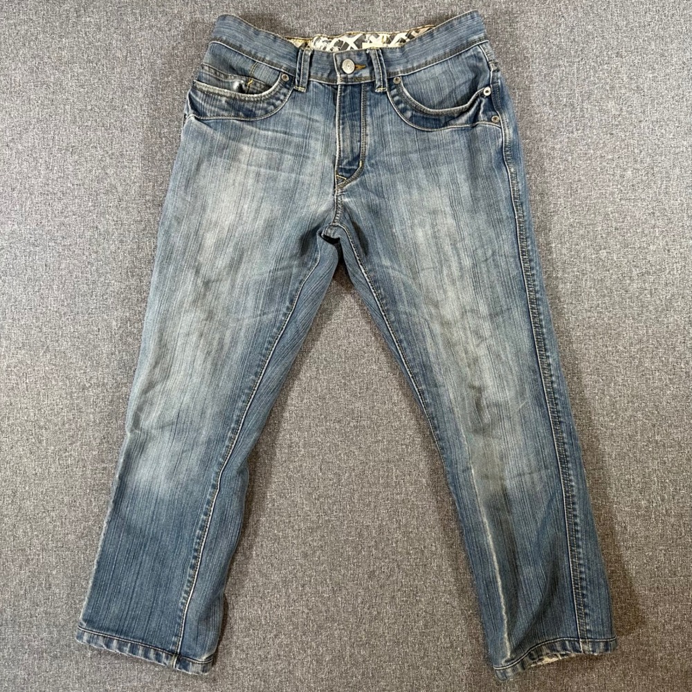 DKNY Jeans Bleecker Mens 30x32 Blue Denim Straight Leg Y2K Vintage Medium Wash